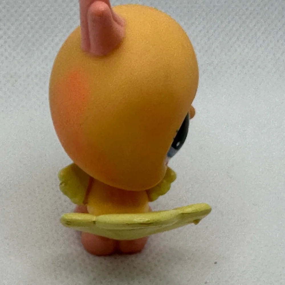 Orange and Yellow Pastel Peacock‎ Bird Littlest Pet Shop.  Guaranteed authentic